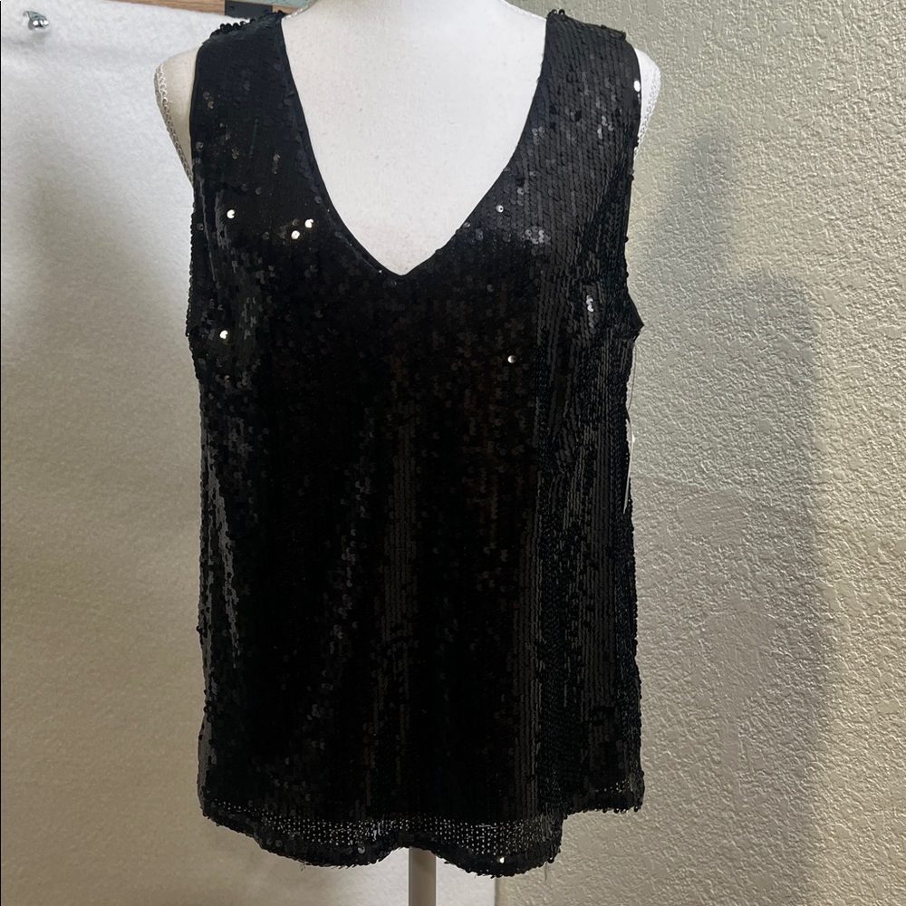 NINE WEST 
 Elegant Black Blouse
